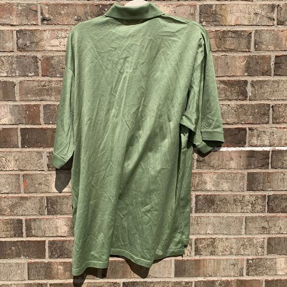 Take 50% OFF- Descente Men's Green Golf Polo Shirt, Size-L - Picture 6 of 12